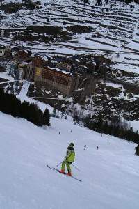 On that black run home